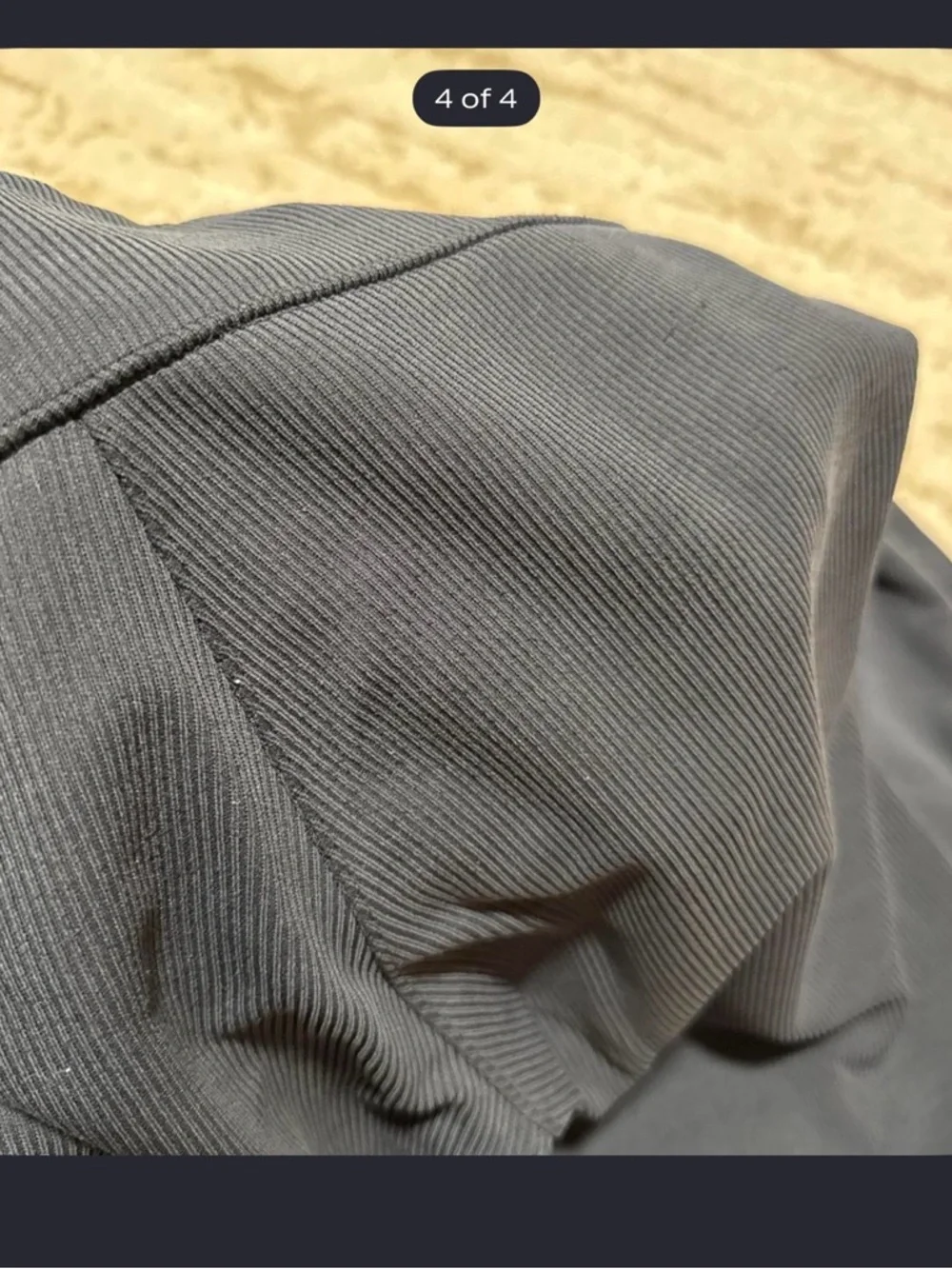 lululemon athletica Black Ribbed Workout Leggings - Picture 4 of 4
